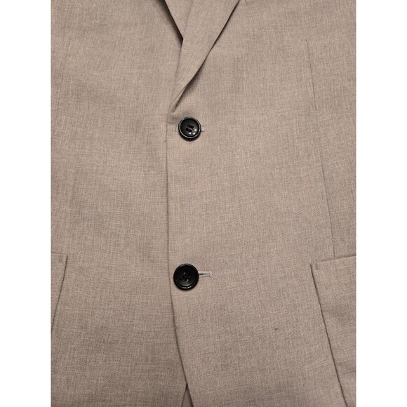 Men’s Coofandy Blazer Size Medium Tan 2 Button Pockets - Picture 5 of 13